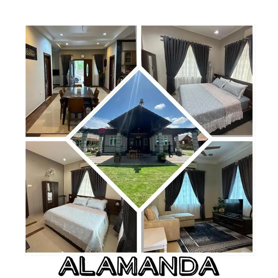 Alamanda at Abah Don Cottage, Sungai Pelek: bedroom and exterior photos