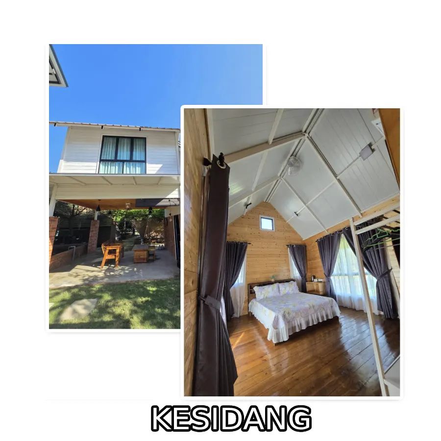 Kesidang at Abah Don Cottage, Sungai Pelek: bedroom and exterior photos